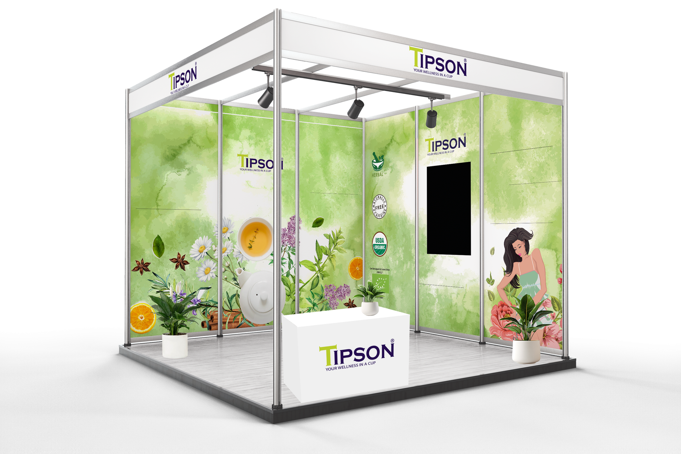 Tipson Tea Modular Exhibition Pavilion